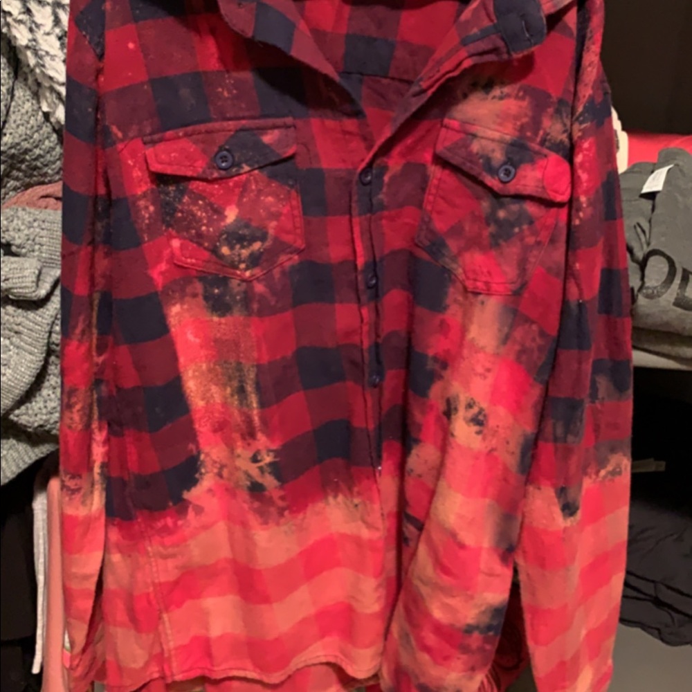 Bleach youth flannel